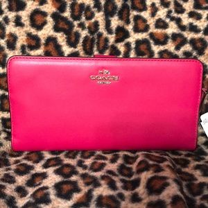 Hot Pink Authentic Coach Wallet